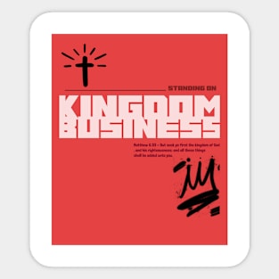 Stand on Business Sticker